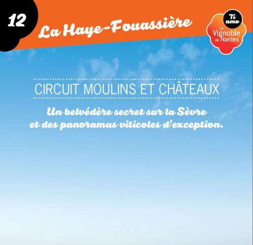 Moulins et Châteaux in la Haye Fouassière circuit card