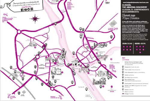 Clisson tourist map