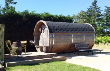 CHAMBRE INSOLITE TONNEAU DOMAINE DES 3 VERSANTS