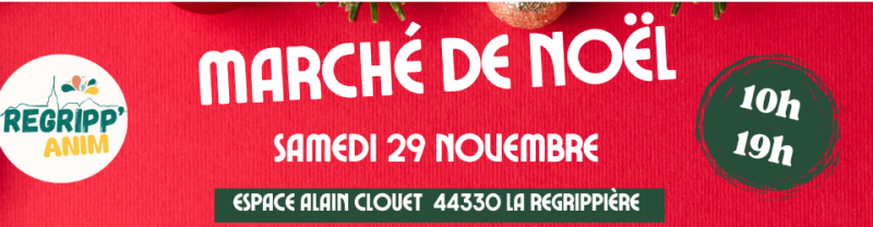 Marché de noël la regrippière
