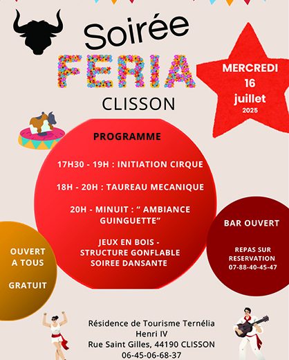 Soirée féria Affiches