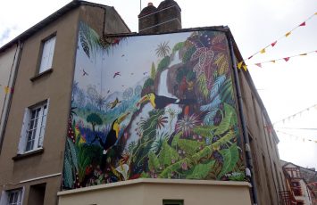 La Cascade aux Toucans, fresque d’Alain Thomas